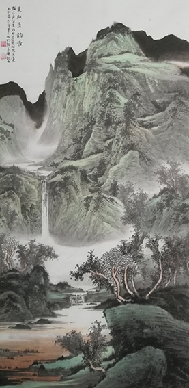 吴以梵作品1《夏山清韵图》