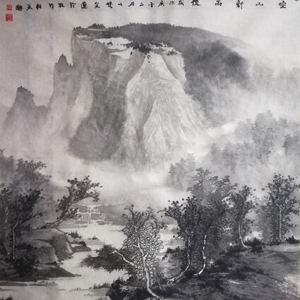 吴以梵作品7《空山新雨后》