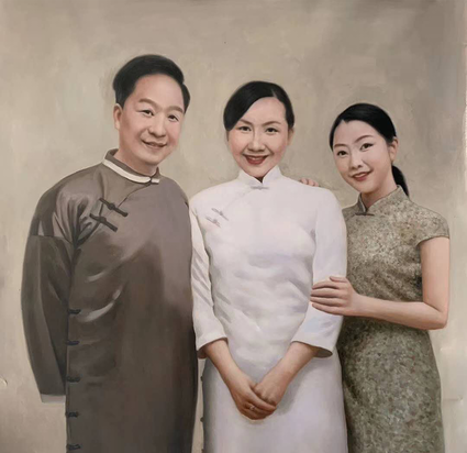 刘亚明作品2《幸福一家子》