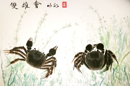 顾品江作品9《双雄会》