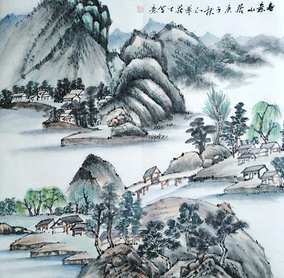 张建华作品4《春意山居》