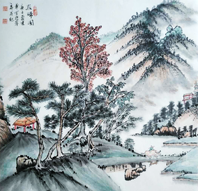 张建华作品9《牧归图》