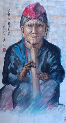 鲜崇久作品4《吹散雲雾见真容》