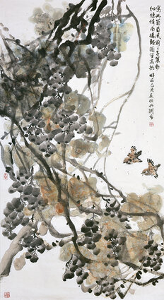 陈明纲作品《葡萄熟了》