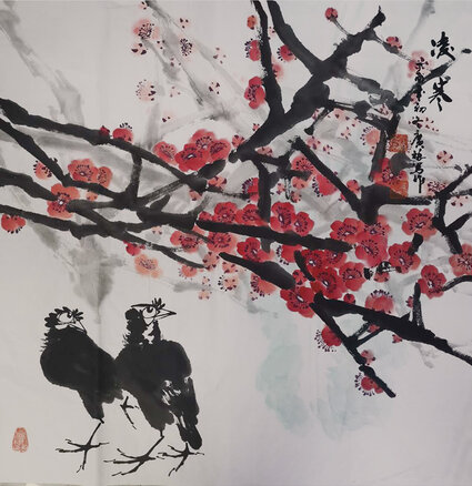 刁广稳作品2《凌寒》