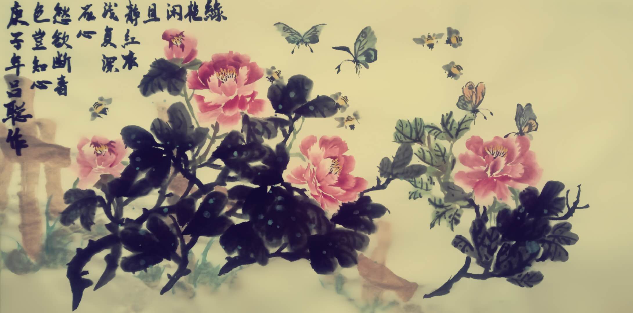 吕聪作品8《花开富贵》