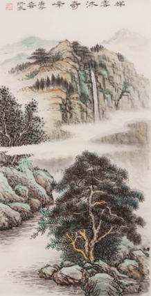 寇洪文作品1《祥云沐奇峰》