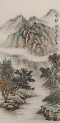 寇洪文作品2《峰坪映翠》