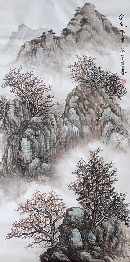 寇洪文作品3《金色年华》