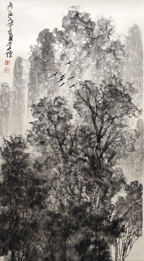 李恒作品5《雨后》