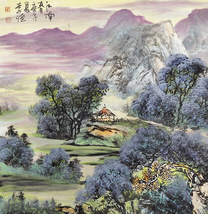 李恒作品8《江南春》