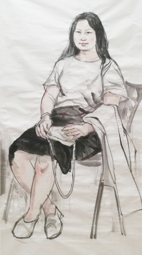 芮夕忠作品4《人物写生》