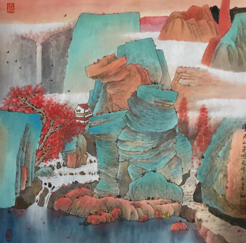 邵志翔作品2《溪光山色照天明》