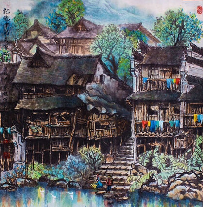 陈永健作品5《记忆中的吴家码头》