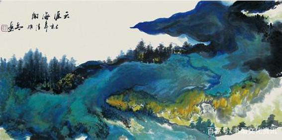 时平太作品5《天涯海角》96X49cm