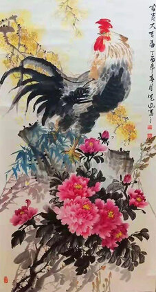 孙晓凤作品2《富贵大吉图》