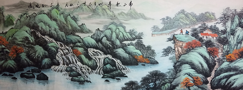 孙晓凤作品8《南山积翠》
