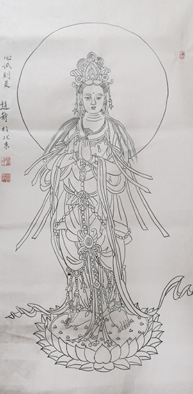 赵静作品1《心诚则灵》