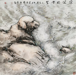 曾中山作品《深沉的守望》