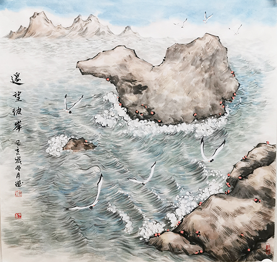 曾中山作品《遥望彼岸》