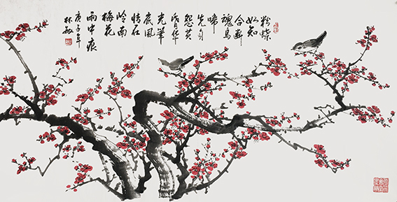 林敏国画作品10