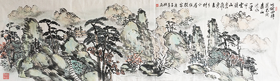 林敏国画作品4