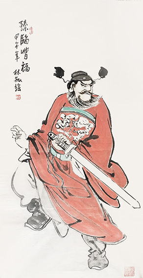 林敏国画作品7