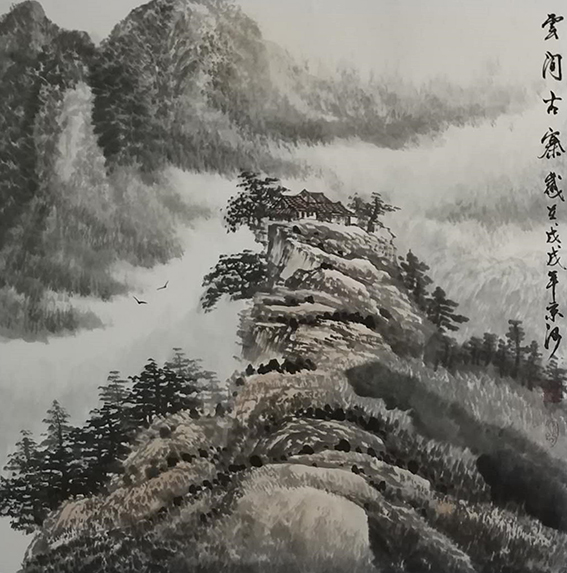 刘京河国画作品7