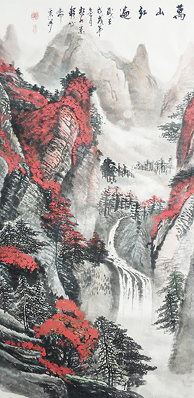 刘京河国画作品9