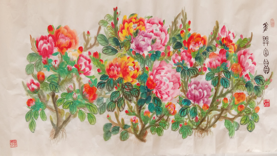 马爱红国画作品2