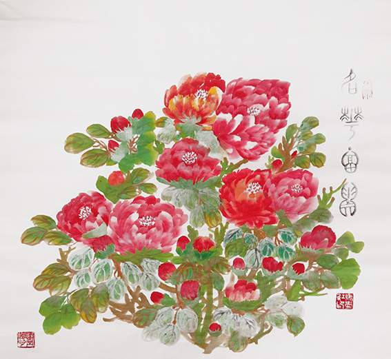 马爱红国画作品4