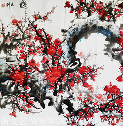 蒋文科作品《梅》