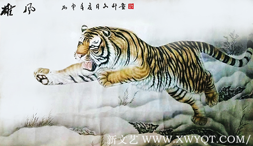 蒋文科作品《雄风》