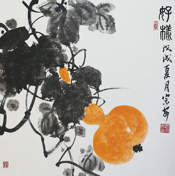 魏宗安作品9《好样》50x50cm