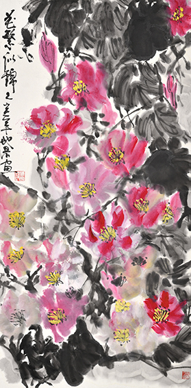 张地君作品4《花繁似锦》