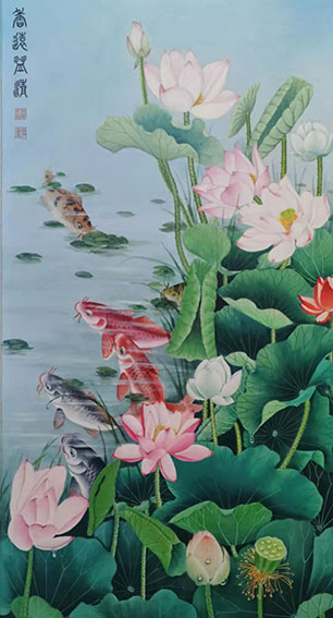 胡国民作品15《香远益情》