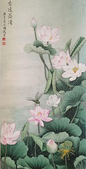 胡国民作品8《香远益清》