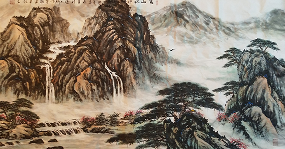 李守强作品《高山流水》