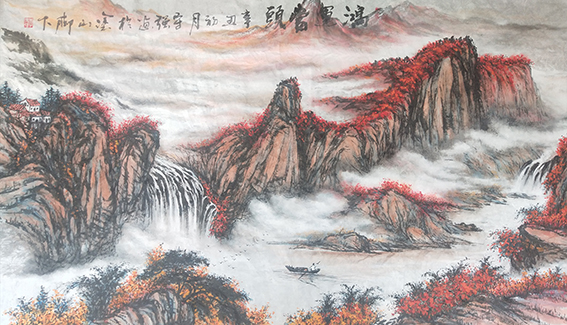 李守强作品《鸿运当头》