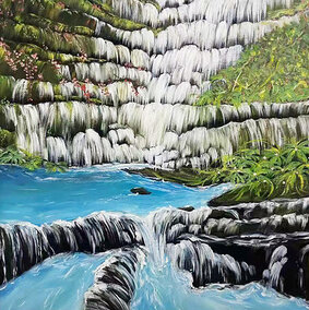 李圣彬作品《流淌的泉水》
