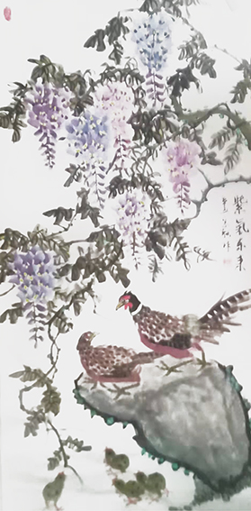 李宗轲作品《紫气东来》