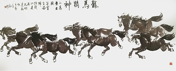 李宗轲作品《龙马精神》