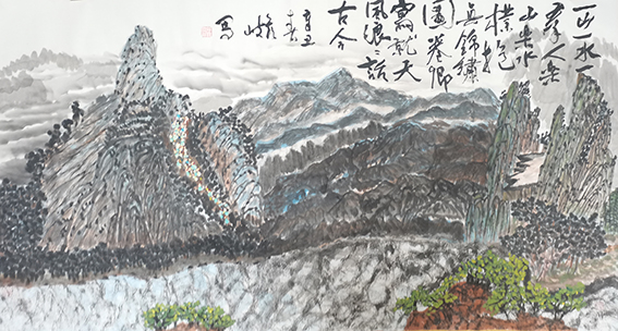 梁鑫岐作品6《天风浪浪话古今》