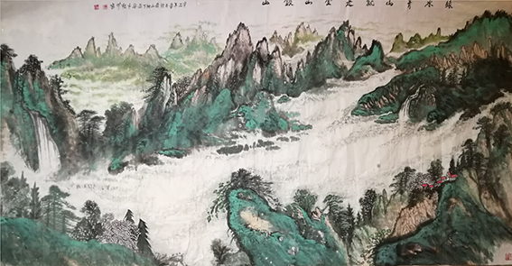 白桂芹作品11《绿水青山就是金山银山》