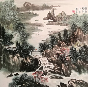 白桂芹作品4《童叟相行》