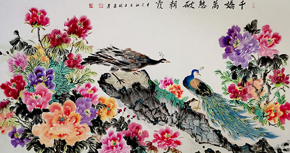 方晓丽《千娇万态破朝霞》