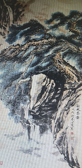 田盛作品12《松风泉韵》