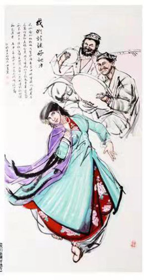 田盛作品8《我们新疆好地方》