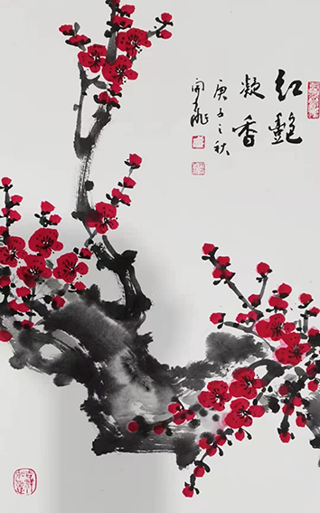 武开飞作品15梅