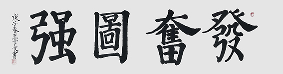 王士文作品1《奋发图强》